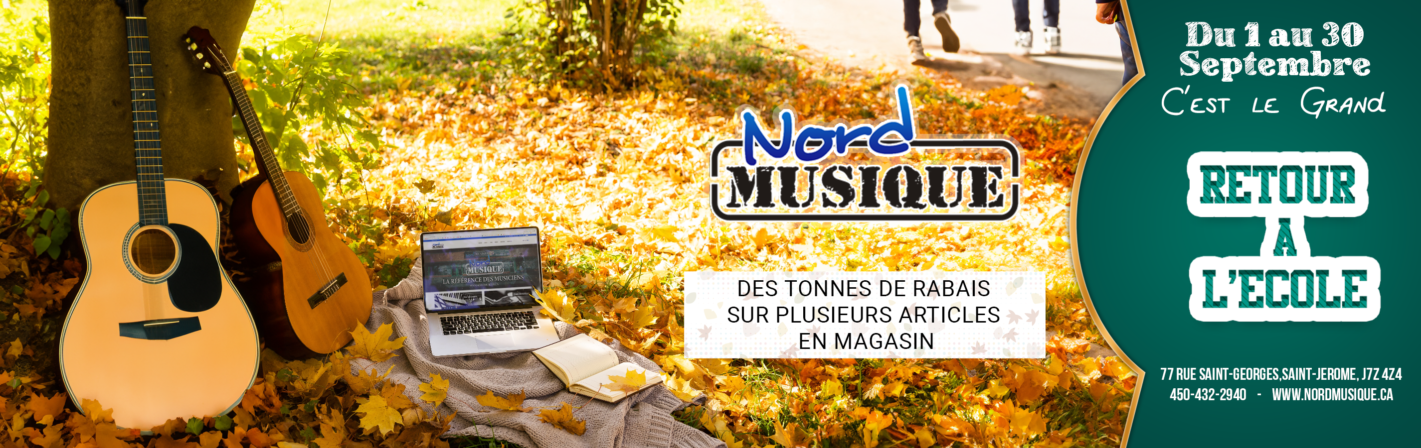 Banner automne
